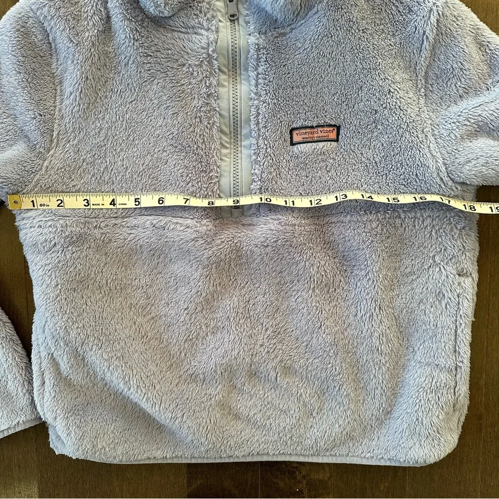Vineyard Vines Girls Fleece 1/2 Zip Pullover Purple Cold Weather Comfort ‎ XL
